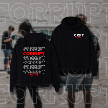 Corrupt 4x4 OG Hoodie - RED - CLEARANCE