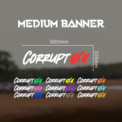 Medium Corrupt 4x4 Banner